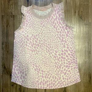 Boutique Animal Print Sleeveless Top